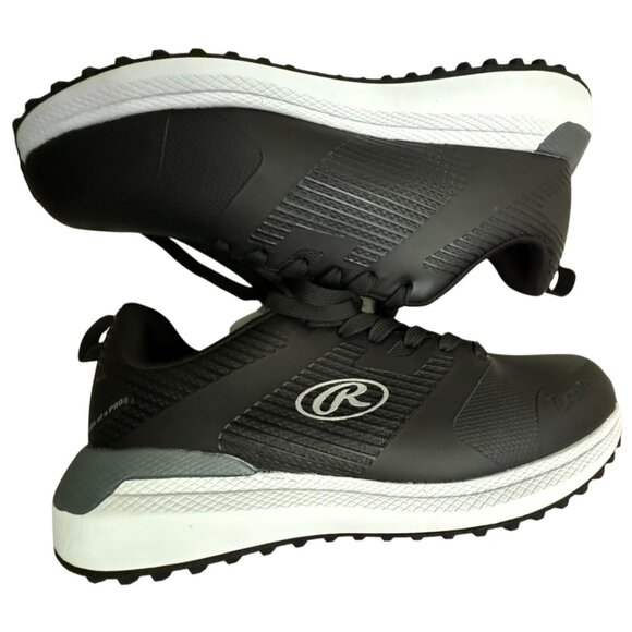 Rawlings Mens Black Coolflo Athletic Turf Shoes Size 6.5D Man Made Baseball NWOB - Picture 14 of 15